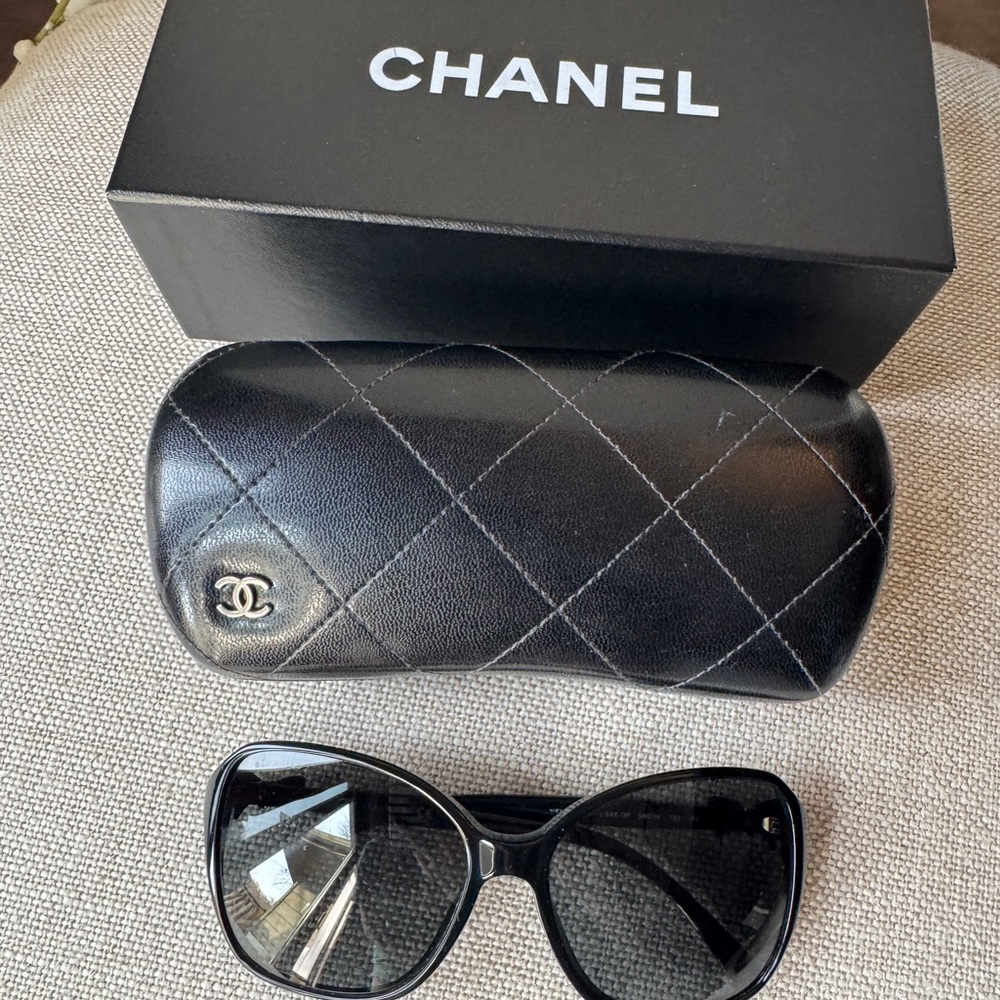 Chanel Acetate CC Bow Sunglasses 5205-A Sunglasses